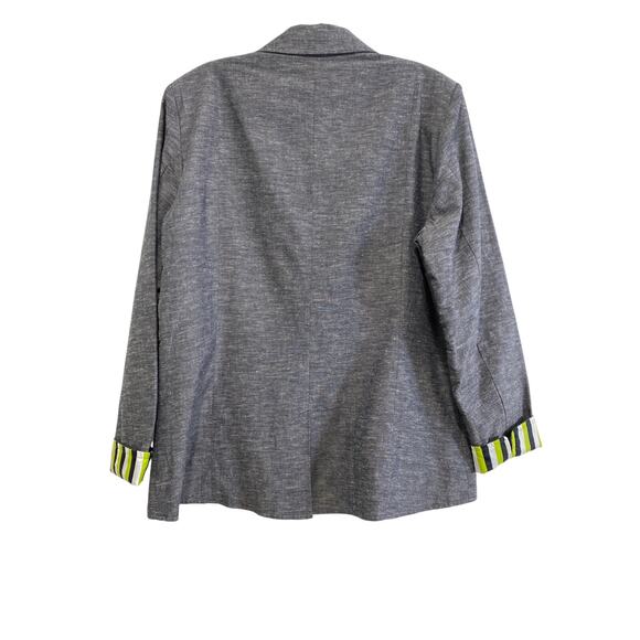 Jack Murphy Irish Clothing Linen Blend Blazer Jacket Women's Size 12 Work Outfit - Picture 4 of 10